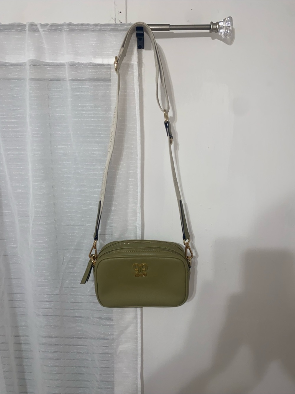 Nine West Olive Crossbody Bag with Adjustable Strap